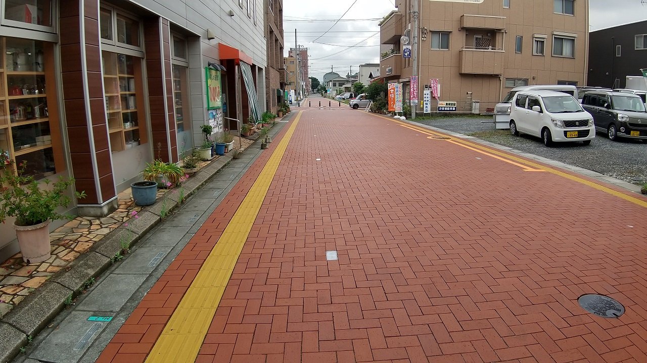 レンガ道